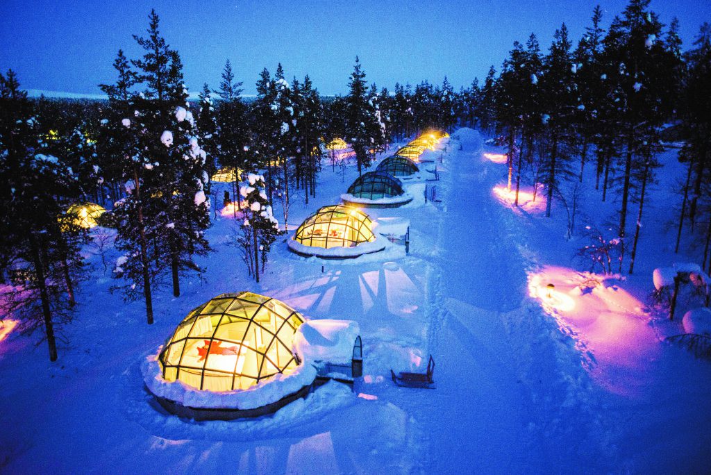 The private Aurora Dome. 