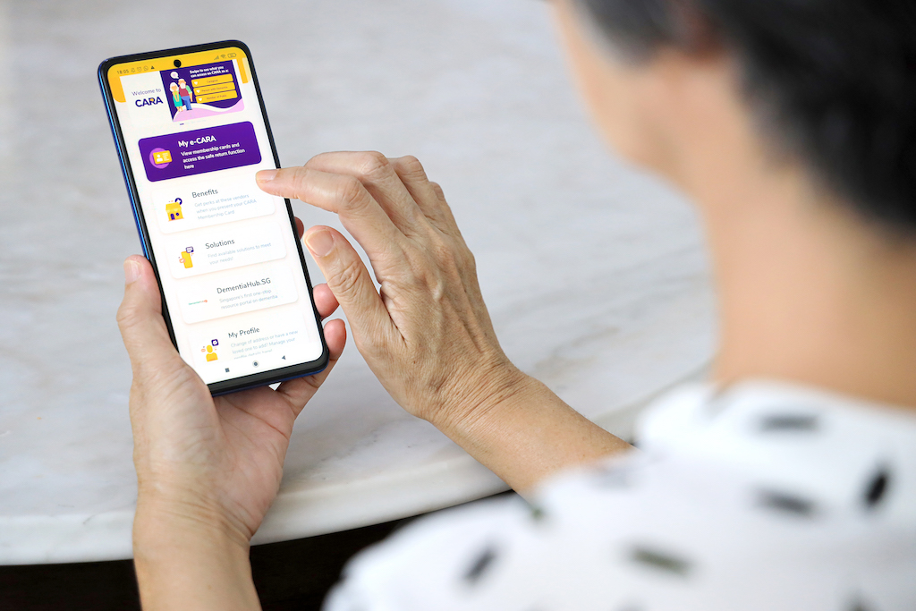 Mobile app for dementia membership programme