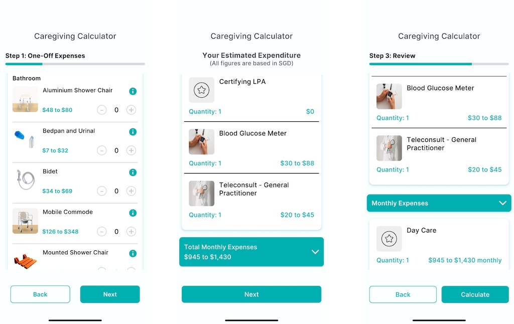 Support for caregivers