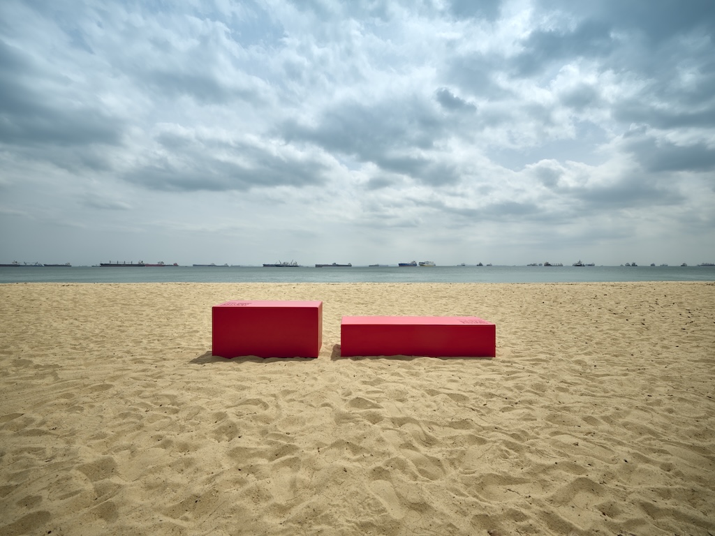 10 red benches across Singapore