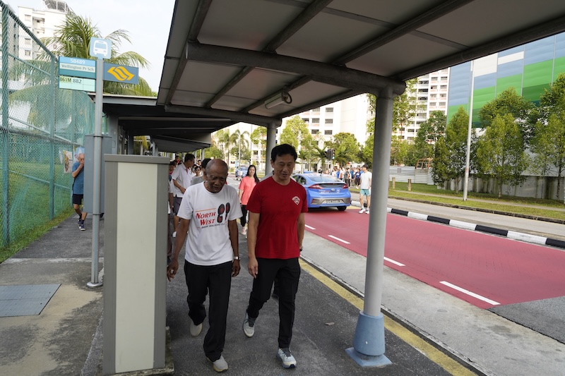 Sembawang Central launches brisk walking movement